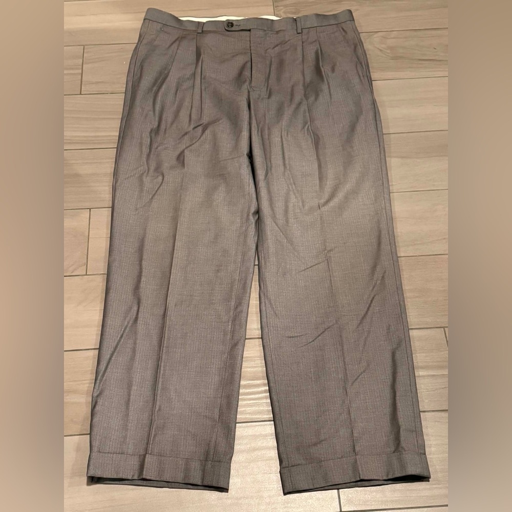 Lineage Men's Gray Dress Pants 38R
